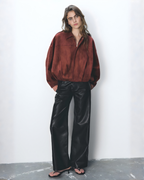 Chaqueta Bomber Versátil de Textura Exclusiva Para Mujer