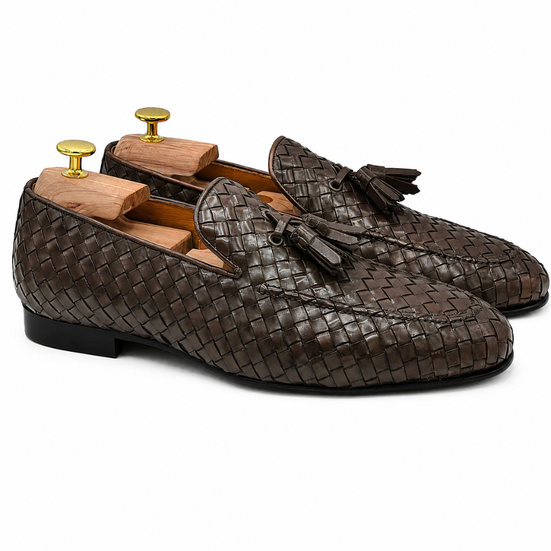 Mocasines Elegantes de Piel Trenzada®