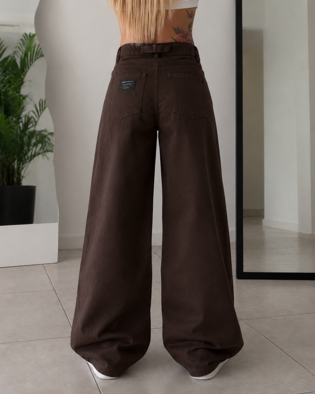 Pantalón de pierna ancha y cintura alta®