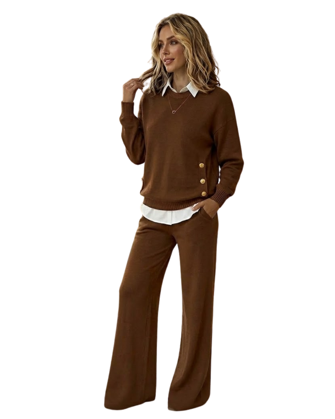 Conjunto de camiseta y pantalones para mujer®