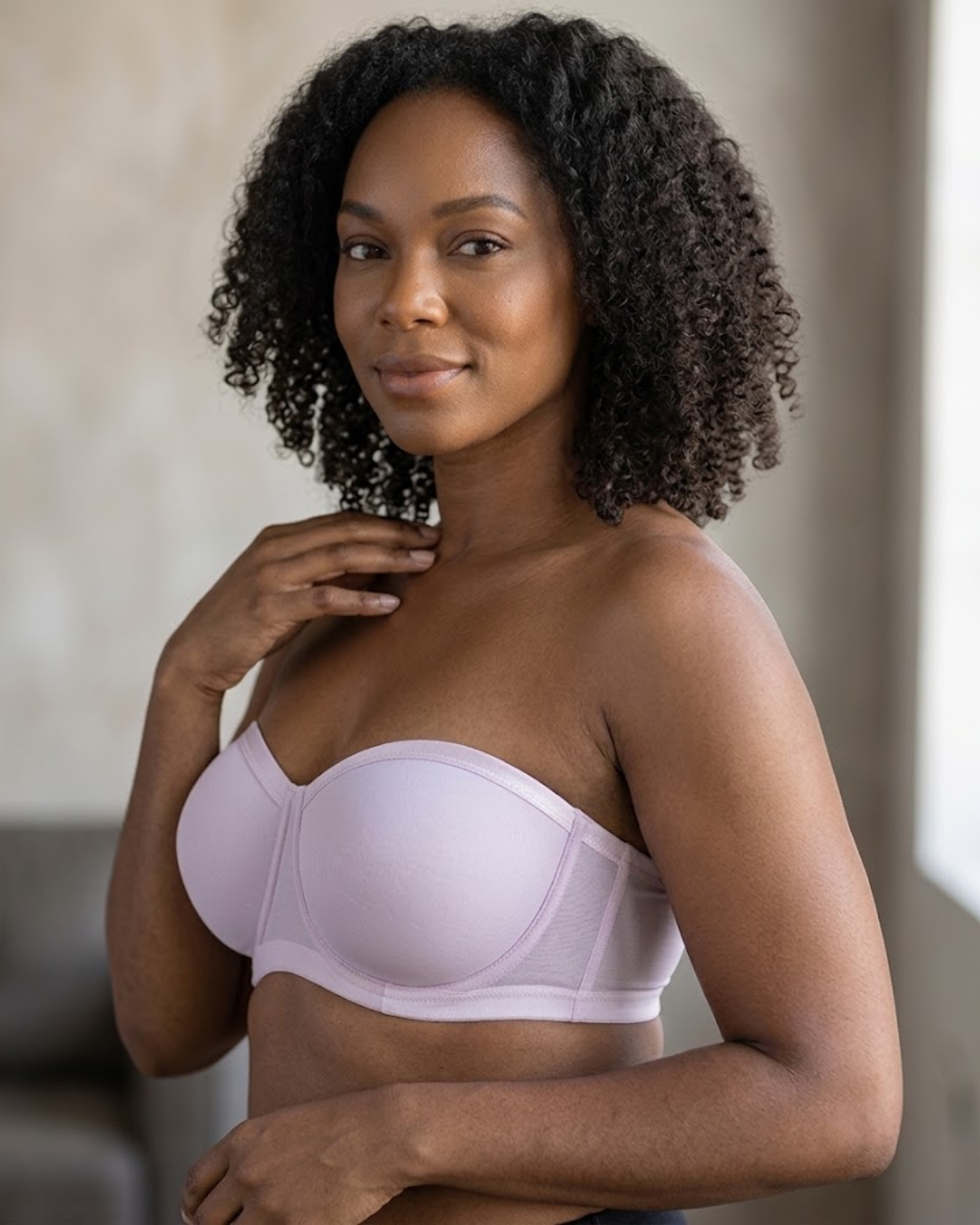 Sujetador Bandeau Sin Tirantes con Copas Moldeadas y Banda Ancha (OFERTA 2X1)