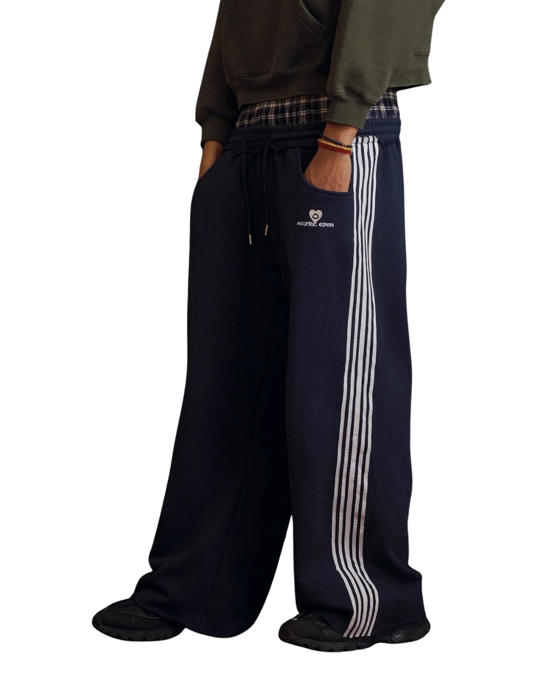 Pantalón Casual de Pierna Ancha con Cintura Doble Unisex®