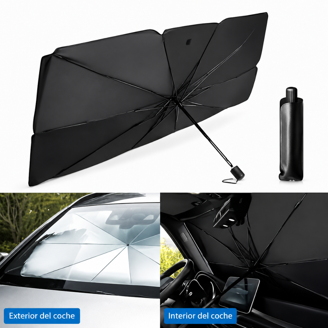 Parasol Plegable para Coche con Funda Compacta®