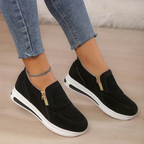 Zapatillas ligeras y cómodas con cremallera lateral