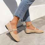 Zapatos Planos de Mujer con Correa Ajustable