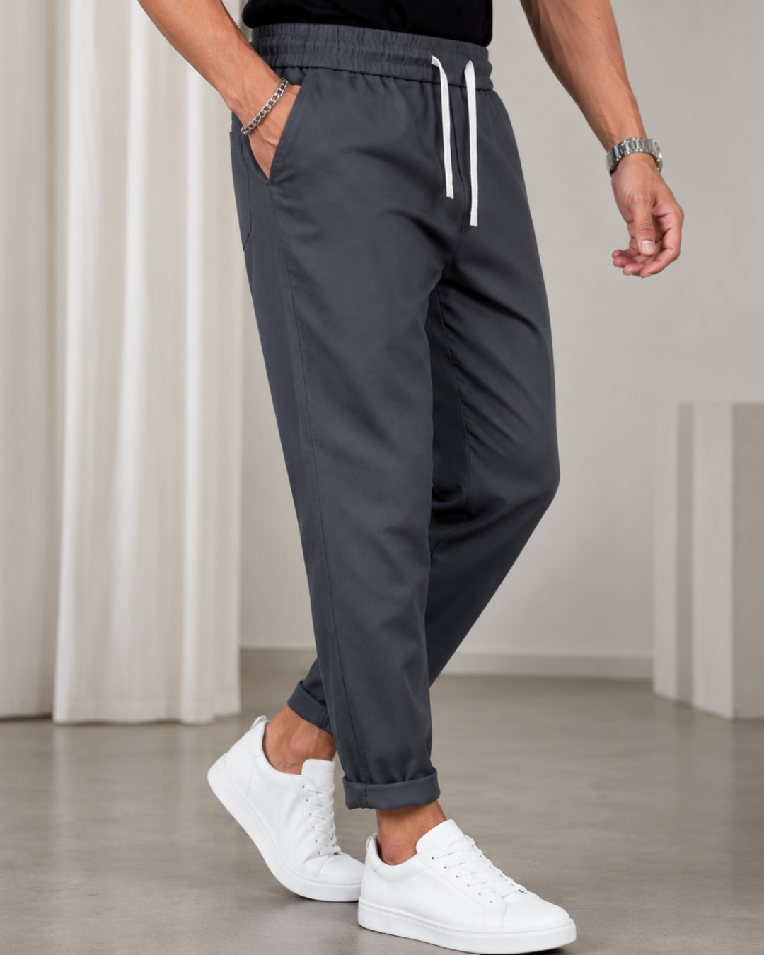 Pantalón Amplio con Cintura Ajustable®