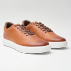 Zapatos de cuero casuales con suela cómoda