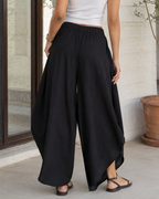 Pantalón Palazzo con Pliegues y Corte Fluido®