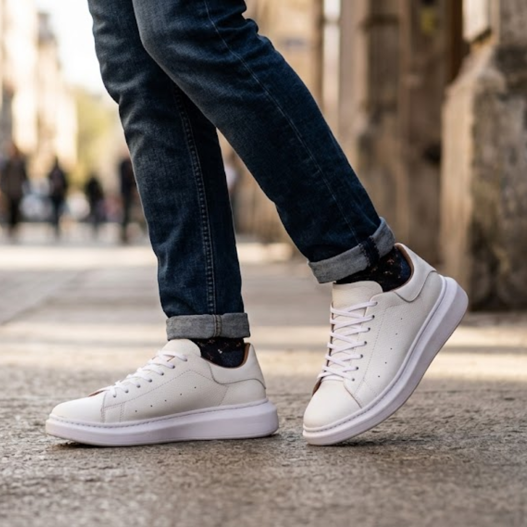 Tenis Valencia Casuales de Cuero para Estilo y Calidez®
