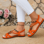 Sandalias planas con detalles boho®