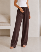 Pantalón Fluido de Corte Recto