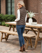 Chaleco Acolchado sin Mangas de Confort Térmico Para Mujer®