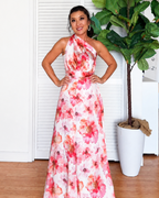 Falda Envolvente con Estampado Floral Multiposición