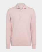Polo de Manga Larga en Punto Fino para Hombre®