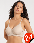 Sujetador con Copas Moldeadas y Detalle Bordado (OFERTA 2X1)®