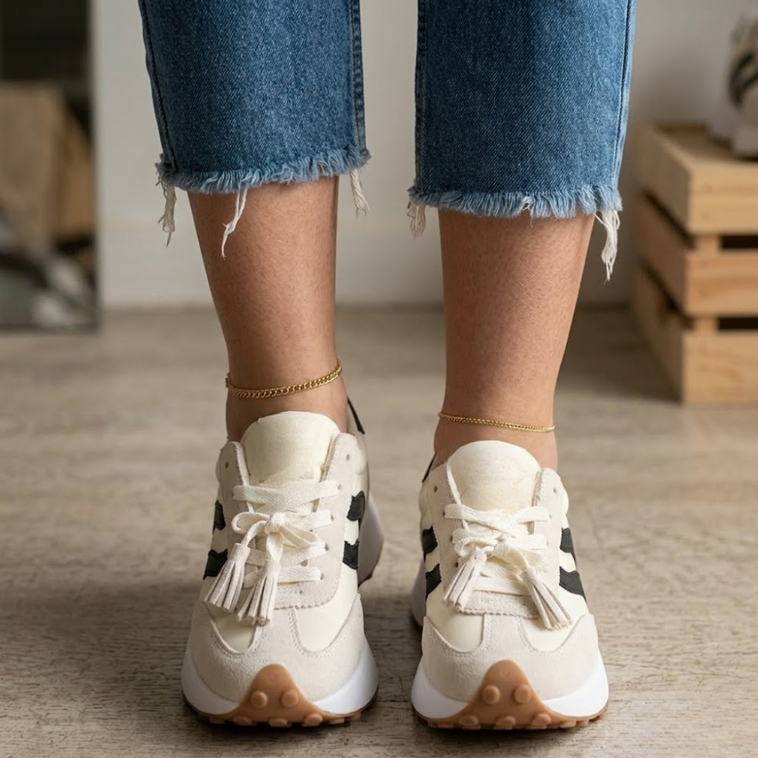 Calzado Deportivo de Estilo Urbano con Suela de Alto Impacto Para Mujer