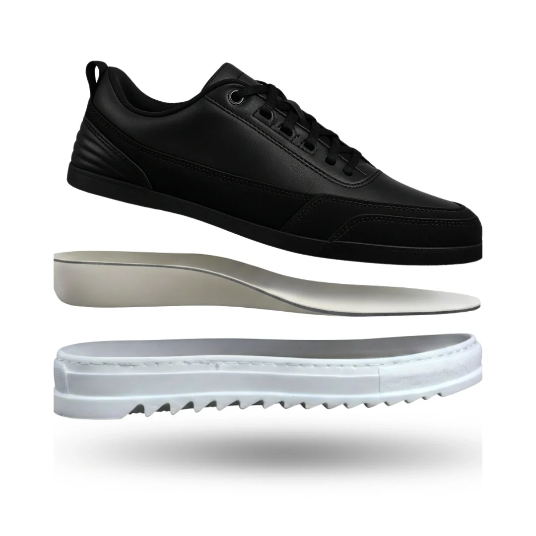Zapato con elevación oculta