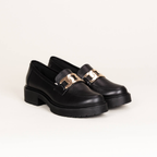 Mocasines con Tacón Bajo y Detalle Metálico®