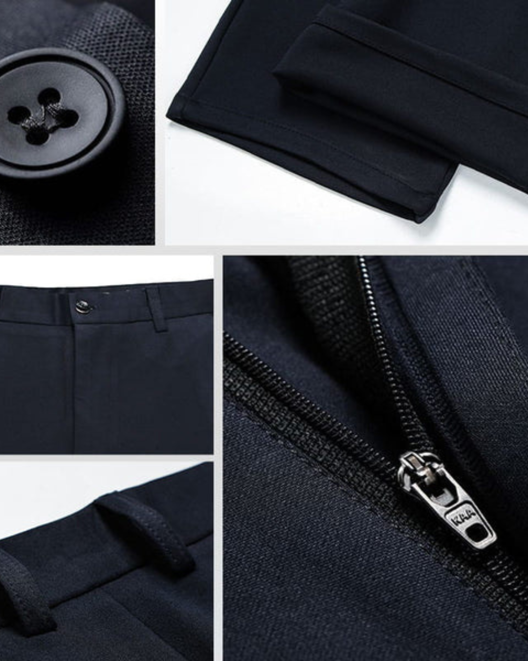 Pantalones Clásicos de Hombre de Alta Elasticidad®