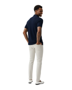 Polo de Punto Tejido de Elegancia Estructurada y Confort Ligero Para Hombre
