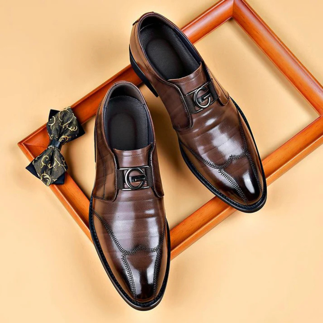 Zapatos de vestir de cuero