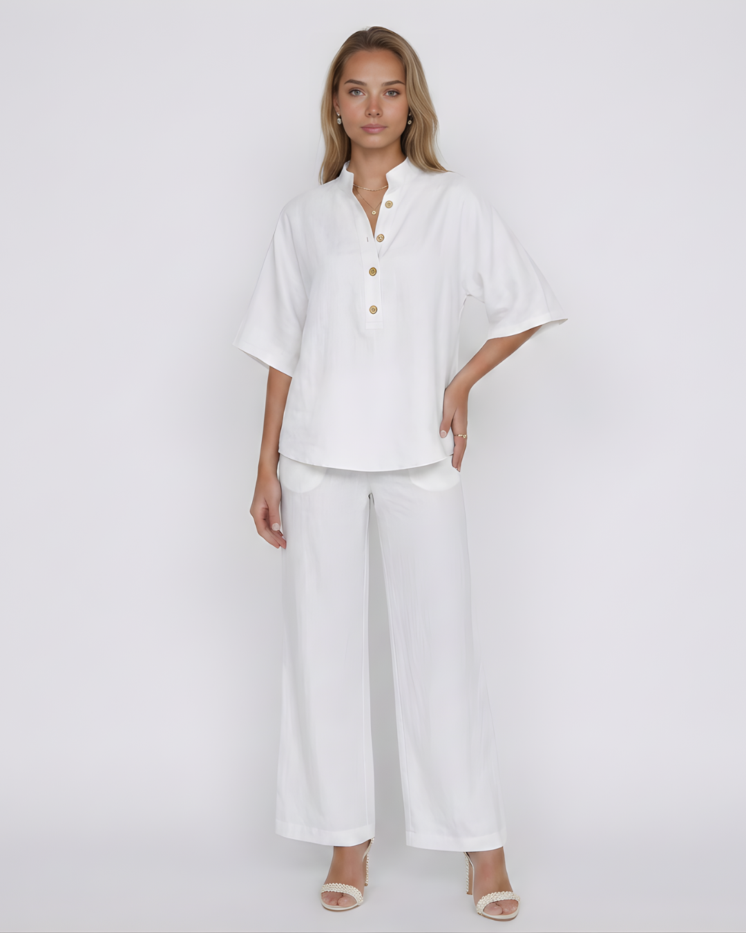 Conjunto de Lino de Dos Piezas®