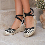Sandalia con Tacón de Yute Formentera