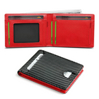 Cartera de Cuero Fino con Protección RFID