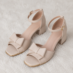 Sandalias de Tacón con Lazo Frontal®