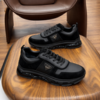 Zapatillas Deportivas en Piel y Gamuza