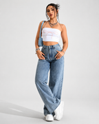 Pantalón de Corte Ancho y Tiro Alto®
