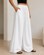 Pantalón Amplio Fluido con Cintura Ajustable®