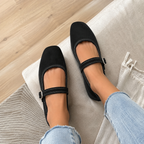 Zapatos Planos de Mujer con Correa Ajustable