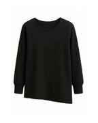 Jersey asimétrico de diseño elegante para mujer