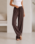 Pantalón Fluido de Corte Recto