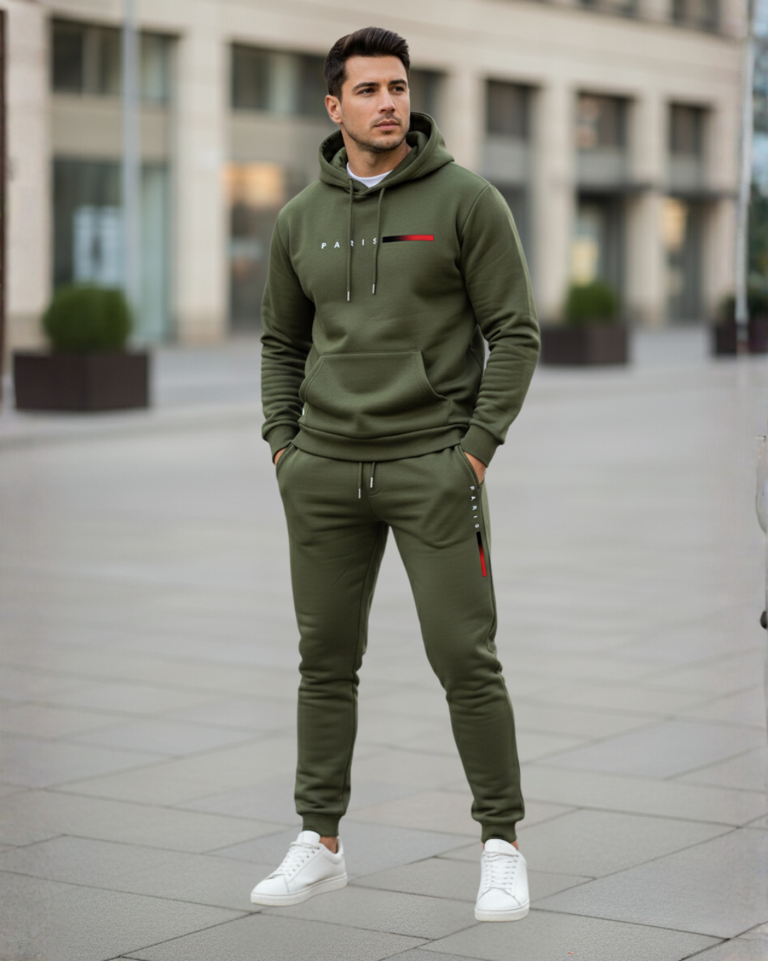 Conjunto Deportivo de  Sudadera y Joggers para Hombre®