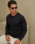 Jersey de Punto con Cuello Redondo para Hombre®