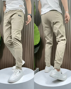 Pantalones elásticos premium ajustados para hombre®