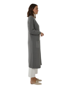 Cárdigan Largo de Punto Para Mujer