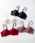 Sujetador Bralette Plisado de Satén (OFERTA 2X1)®