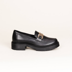 Mocasines con Tacón Bajo y Detalle Metálico®