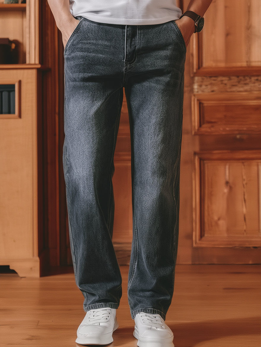 Pantalón Vaquero Térmico con Forro de Felpa