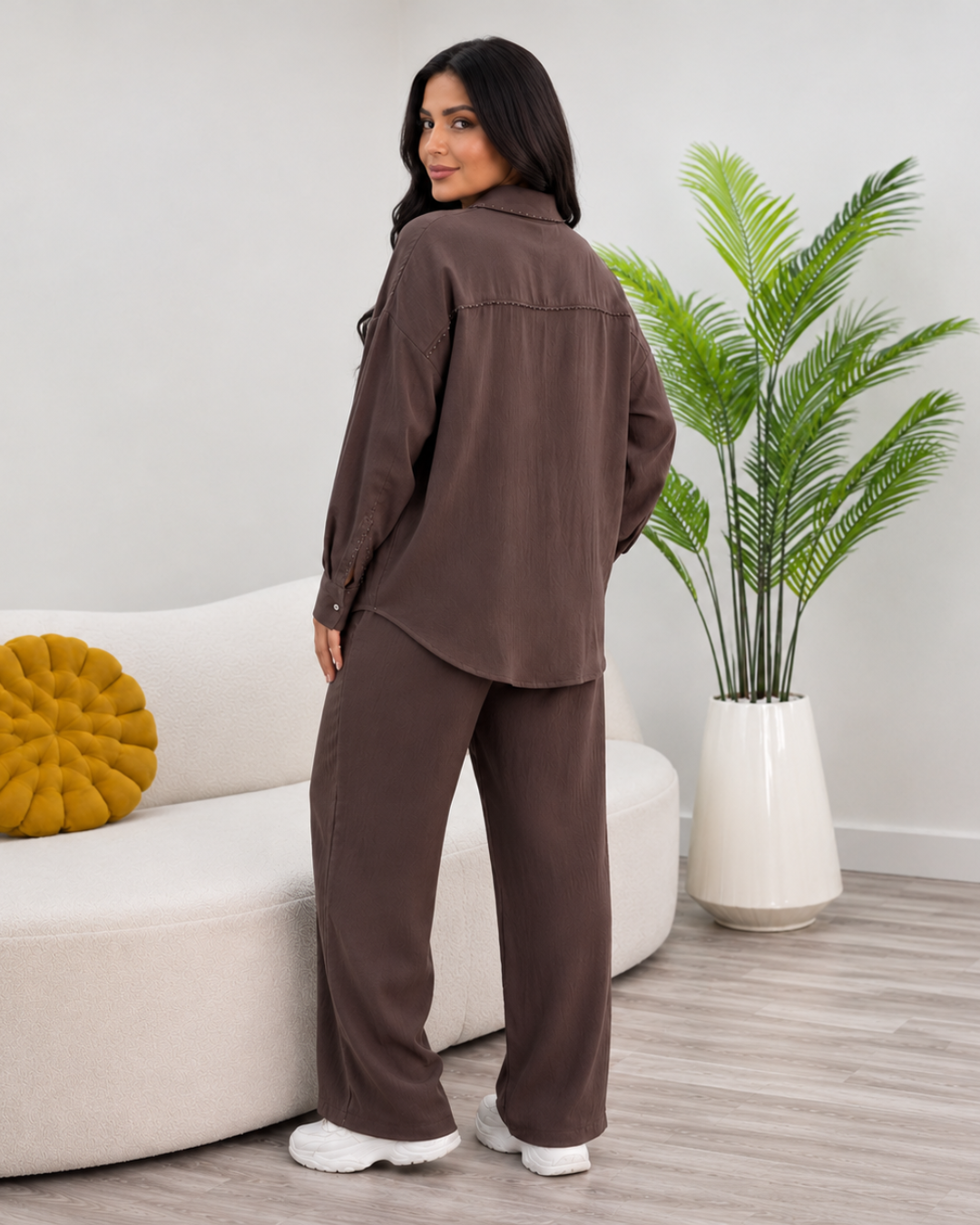 Conjunto Fluido de Camisa y Pantalón®