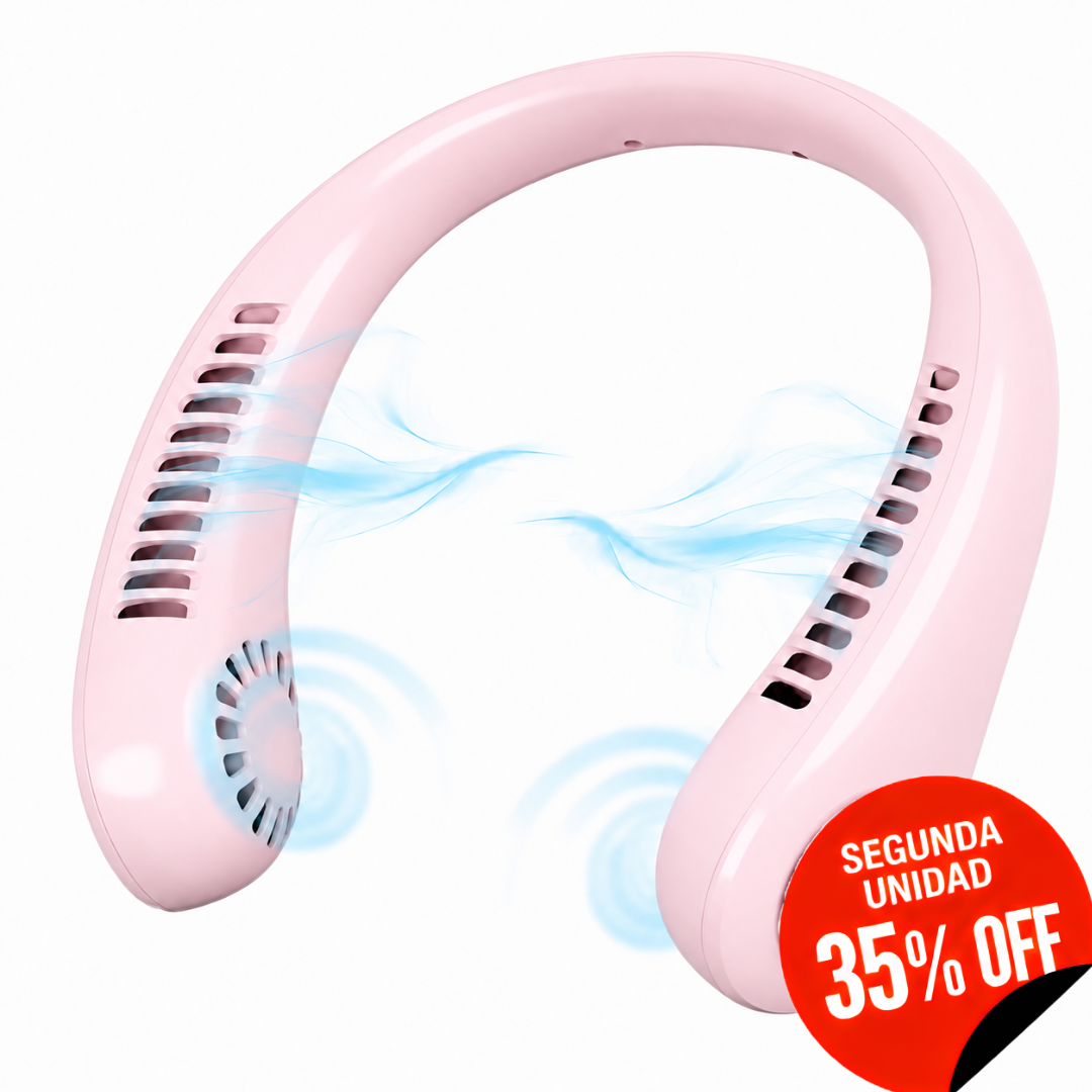 Ventilador Portátil de Cuello - Frescura cómoda en cualquier momento