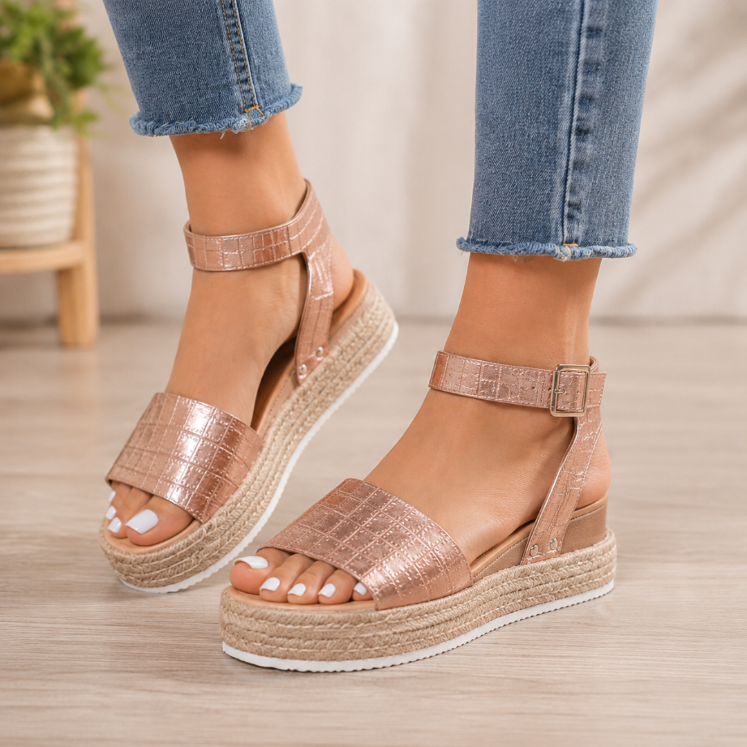 Sandalias de Cuña con Plataforma