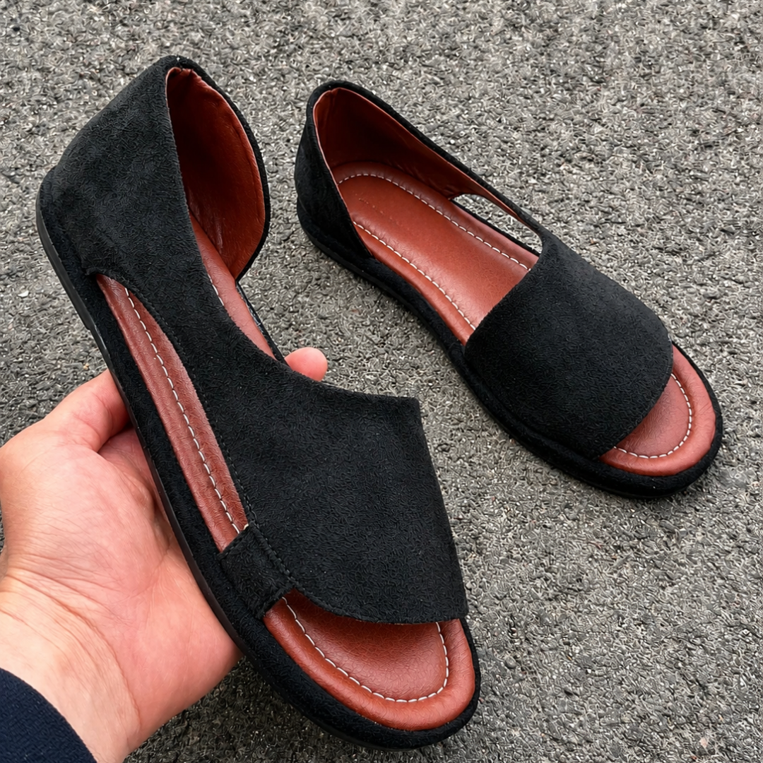 Sandalias Planas con Punta Abierta®