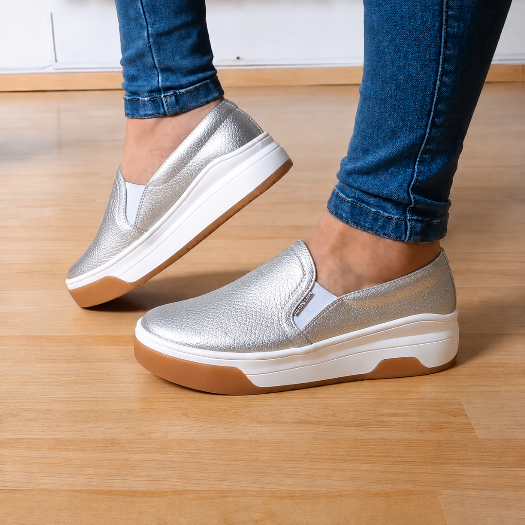 Zapatillas Slip-On con Plataforma