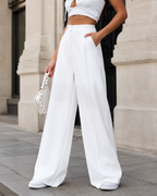 Pantalón Palazzo de Cintura Alta con Pinzas®