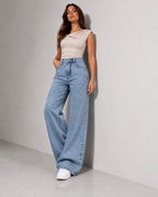 Pantalón de Corte Ancho y Tiro Alto®