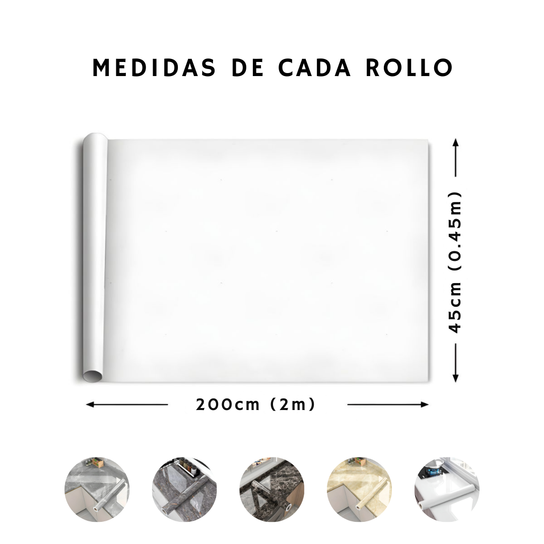 Papel Tapiz Resistente y Autoadhesivo con Acabado de Alta Calidad - Rollo 45 x 200 cm®